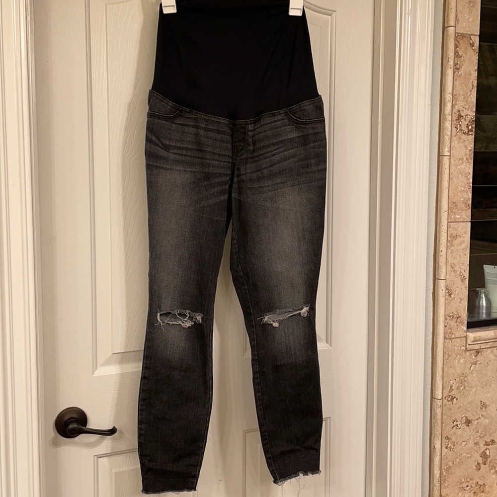 Isabel Maternity Black Jeggings- Size 8